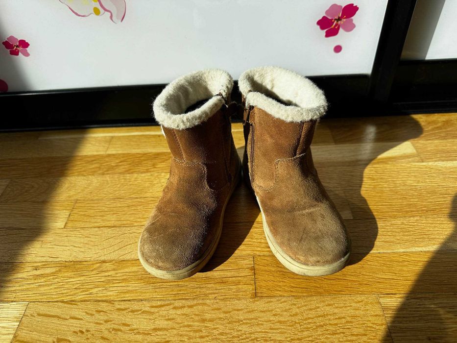 Детски ботушки, велур, р-р 25