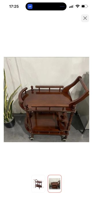 Тележка сервировочная из дерева