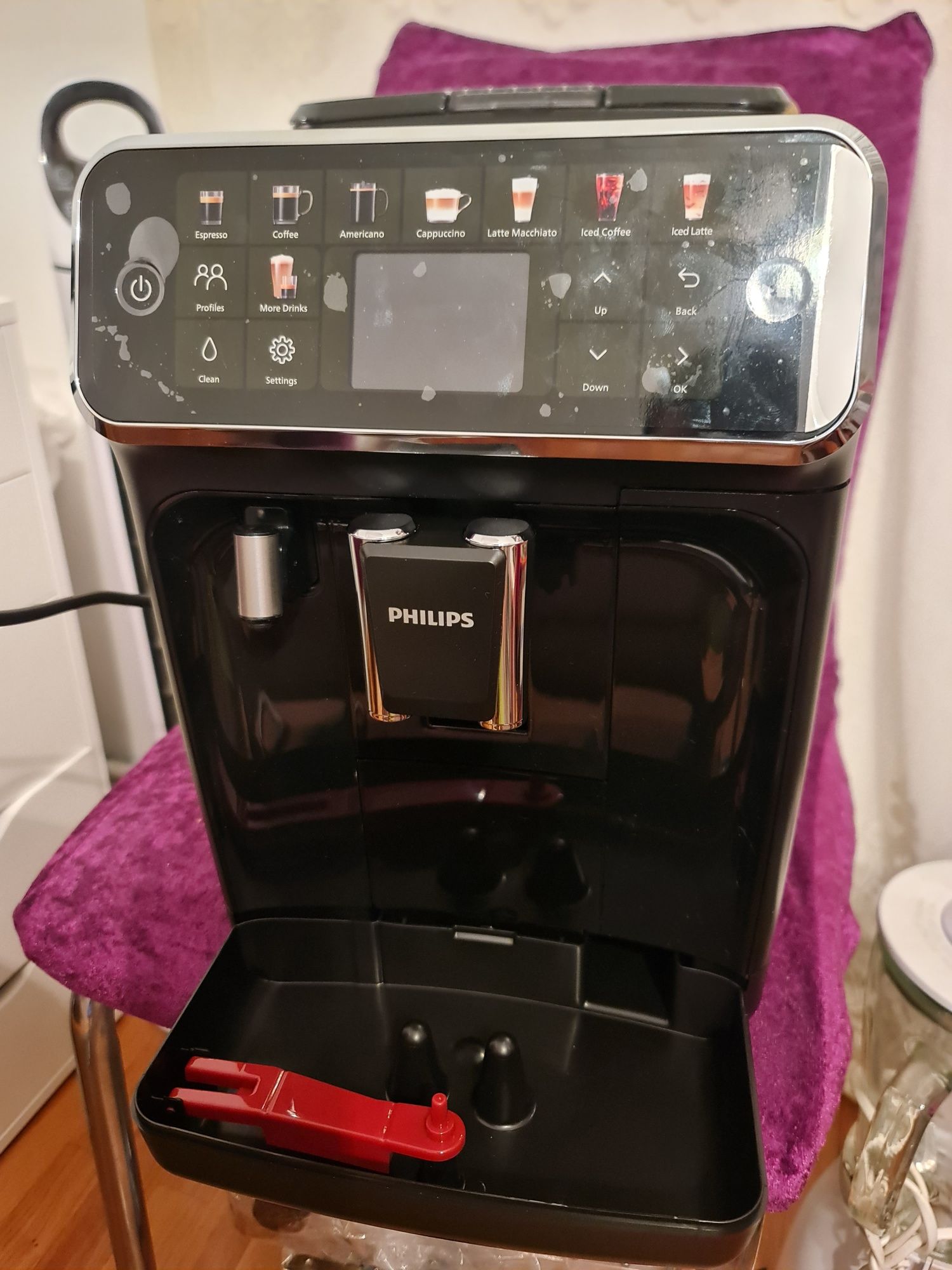 Espressor automat PHILIPS Seria 5500 EP5541/50, 1.8l, 1500W, 15 bar, n