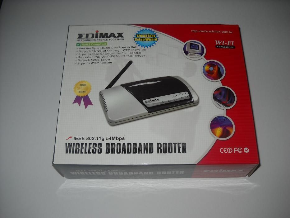 Router Wireless EDIMAX model MODEL BR-6204WG, folosit, la cutie