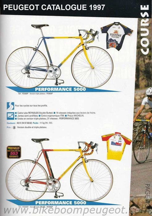 Peugeot Performance 5000 TT.52 ST.48 11.02kg 2x7 STI