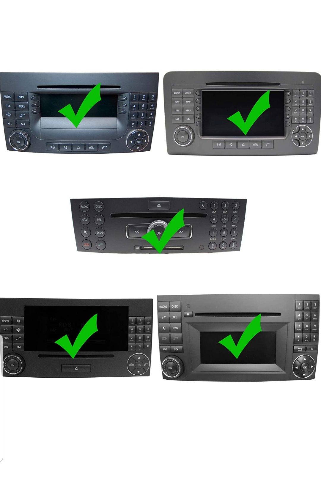 Bluetooth aux адаптер за Mercedes W169 W245 W203 W209 R230 W221 W251