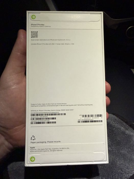 iPhone 17 pro max 256 g