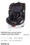 CHIPOLINO детски стол за кола 0-36 кг. JOURNEY ISOFIX 360°