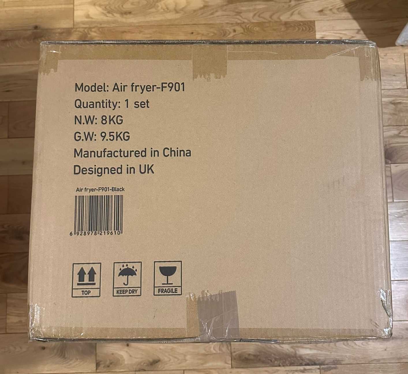 AeroFry Dual Zone Air fryer 9L (F901) -  Черен, 2г. Гаранция