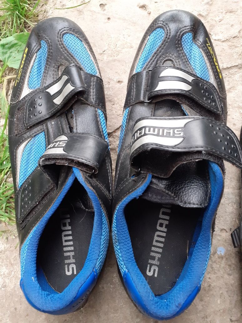 Pantofi ciclism,bărbați/Shimano,MTB/SPD,cu plăcuțe/43/44