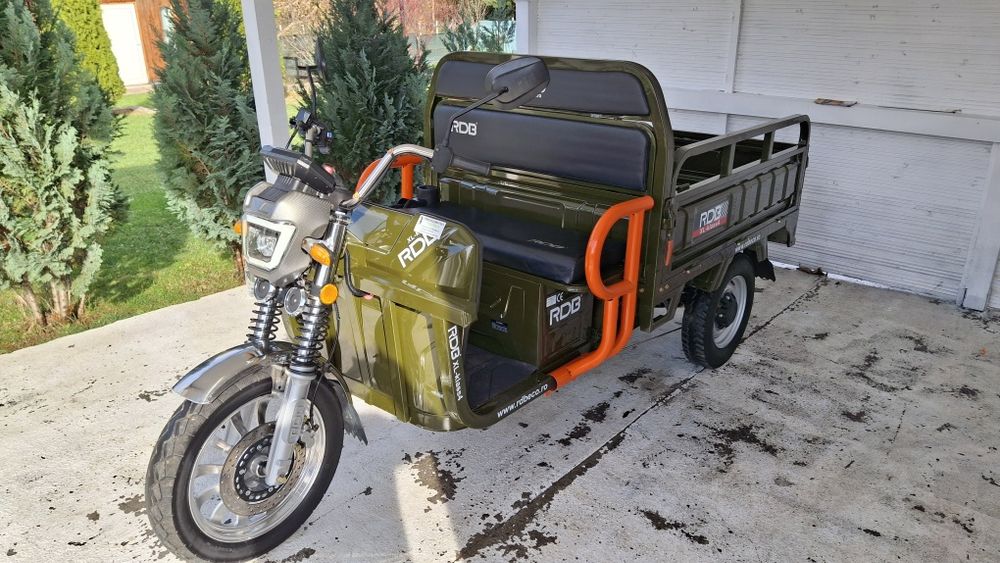 Triciclu electric Rdb XL-Klass4 70km autonomie Basculabil/Reductor