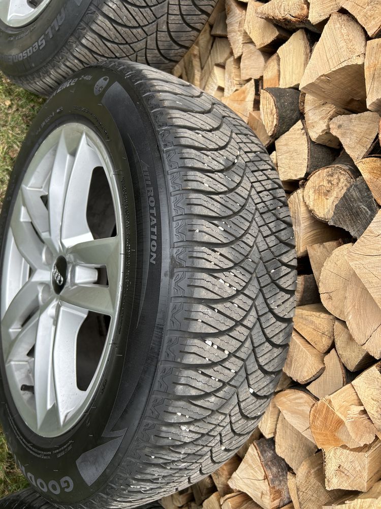 Jante audi r17 cu anvelope noi dot 2023