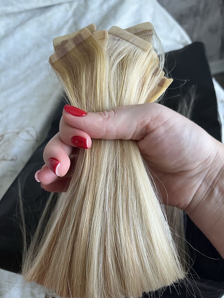 Extensii par Russian hair blond balayage