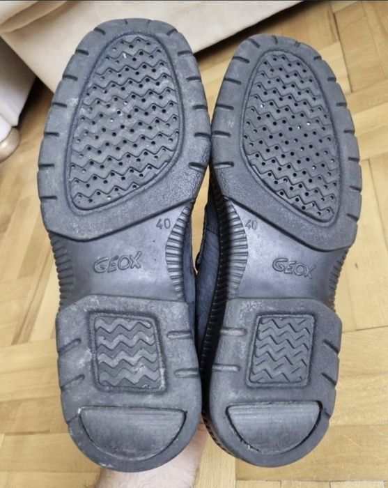 Mocasini / Pantofi Geox, piele întoarsă - 40 (Fit 41) - 26 cm