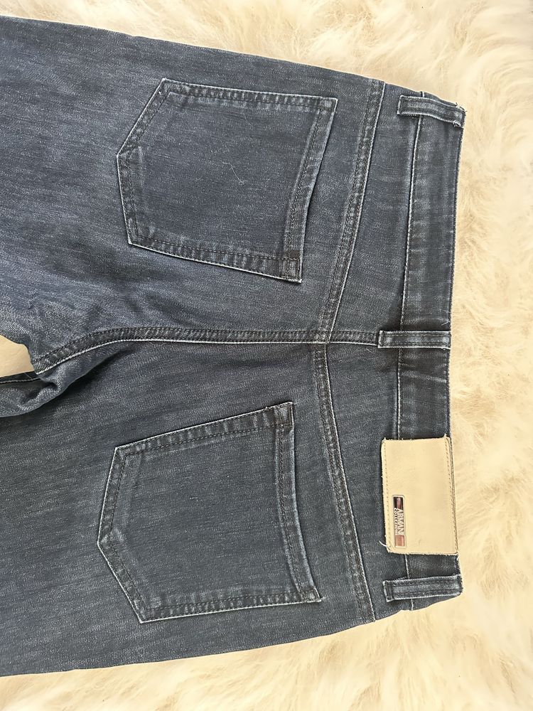 Дънки Guess със змийски принт Armani Collezioni