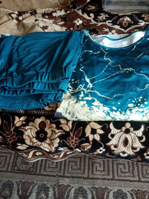 Брючный женский костюм 56р