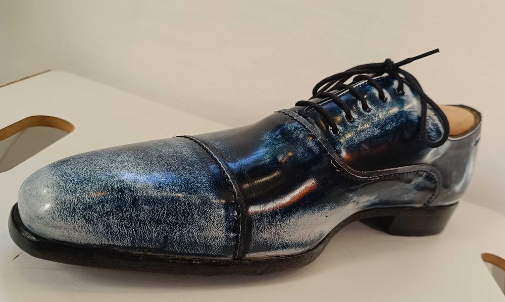 Panfofi de lux 42 42.5 43 oxford cap toe GREVE NOI lucrati manual