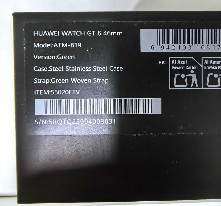 Нов Huawei Watch GT6 46mm с 24м.  Гаранция