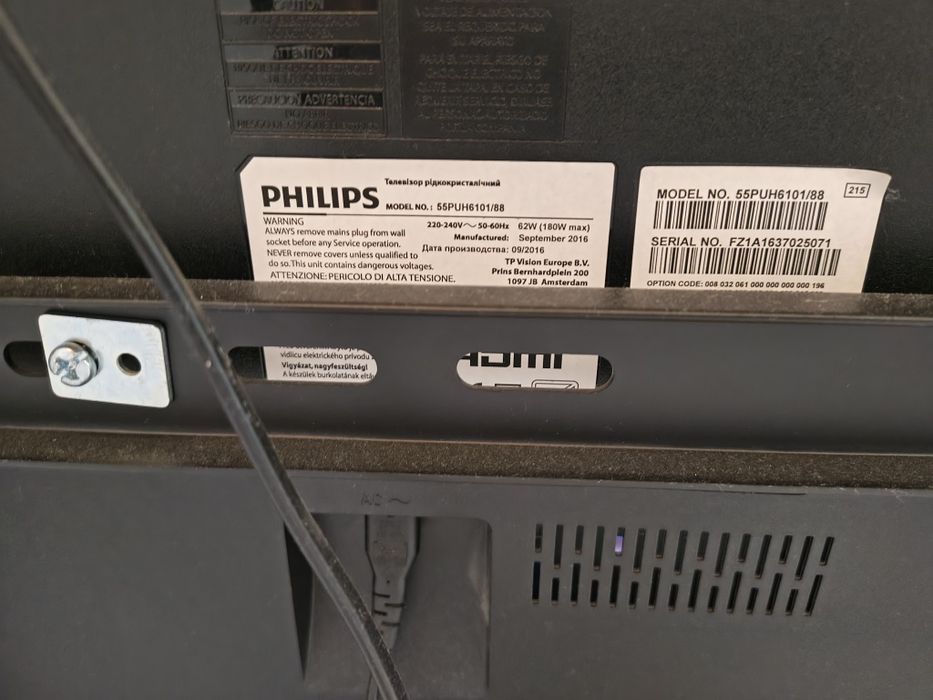 Televizor LED Smart Philips 55PUH6101/88