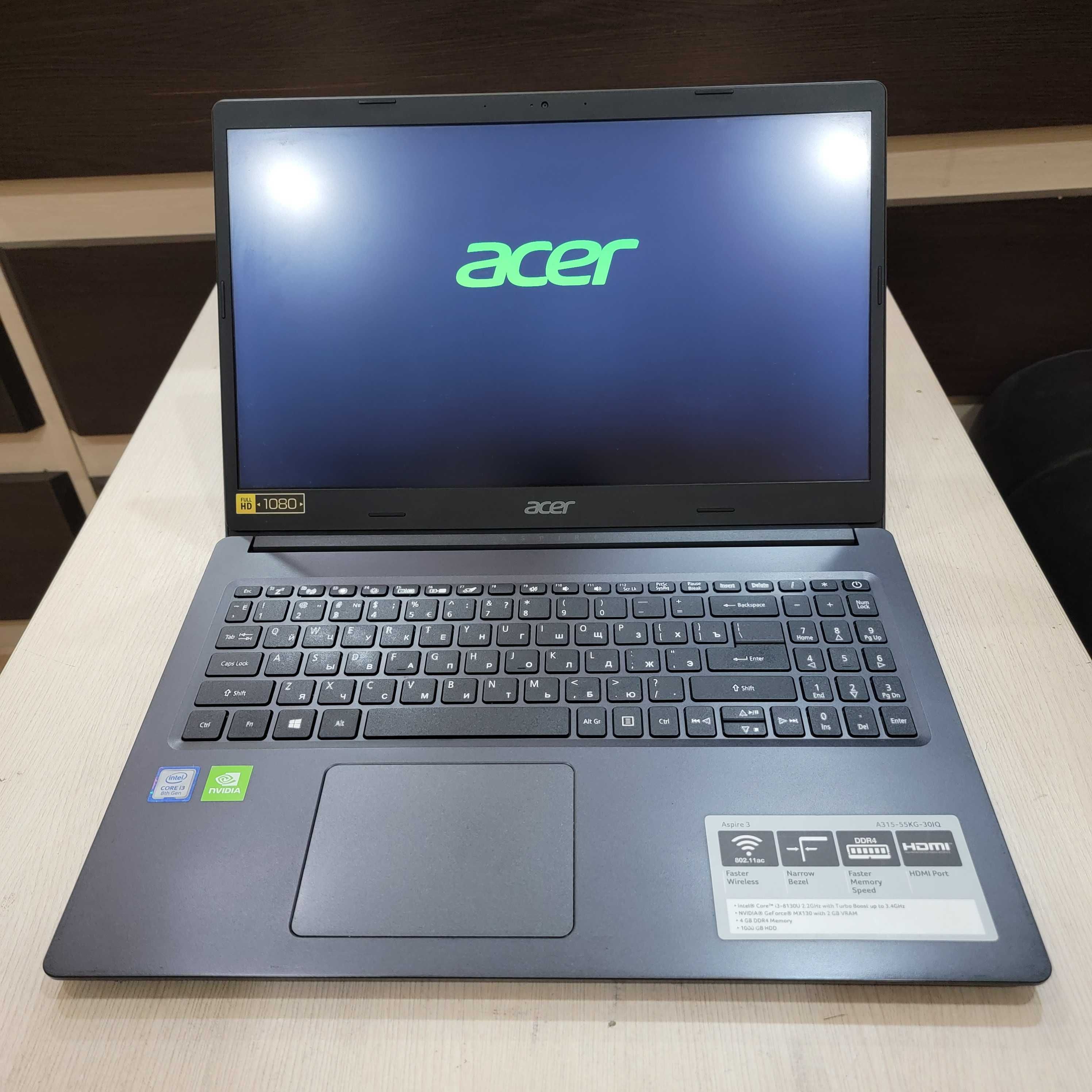 i3 ультра-тонкий ноутбук Acer Aspire 3 A315, как новый, в отличном