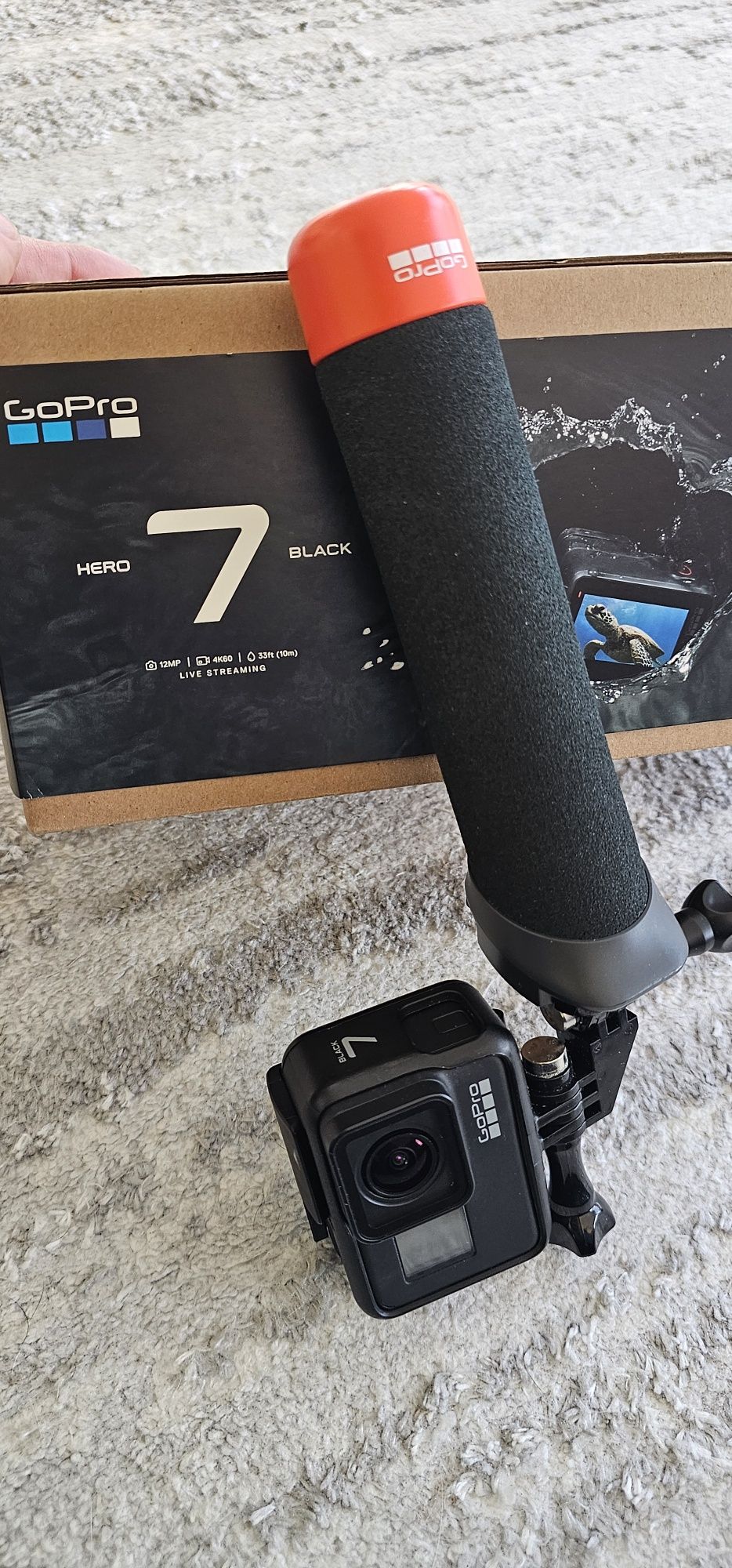 GoPro Hero 7 Black + аква бокс + GoPro Floating Hand Grip