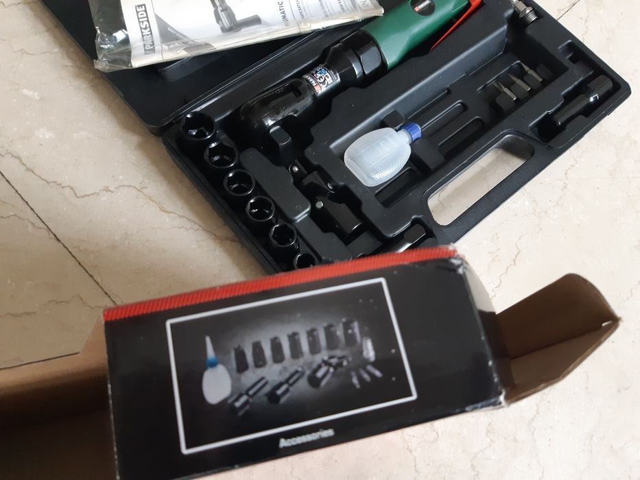 Clichet + geanta + accesorii 7 tubulare antrenată aer comprimat NOUA