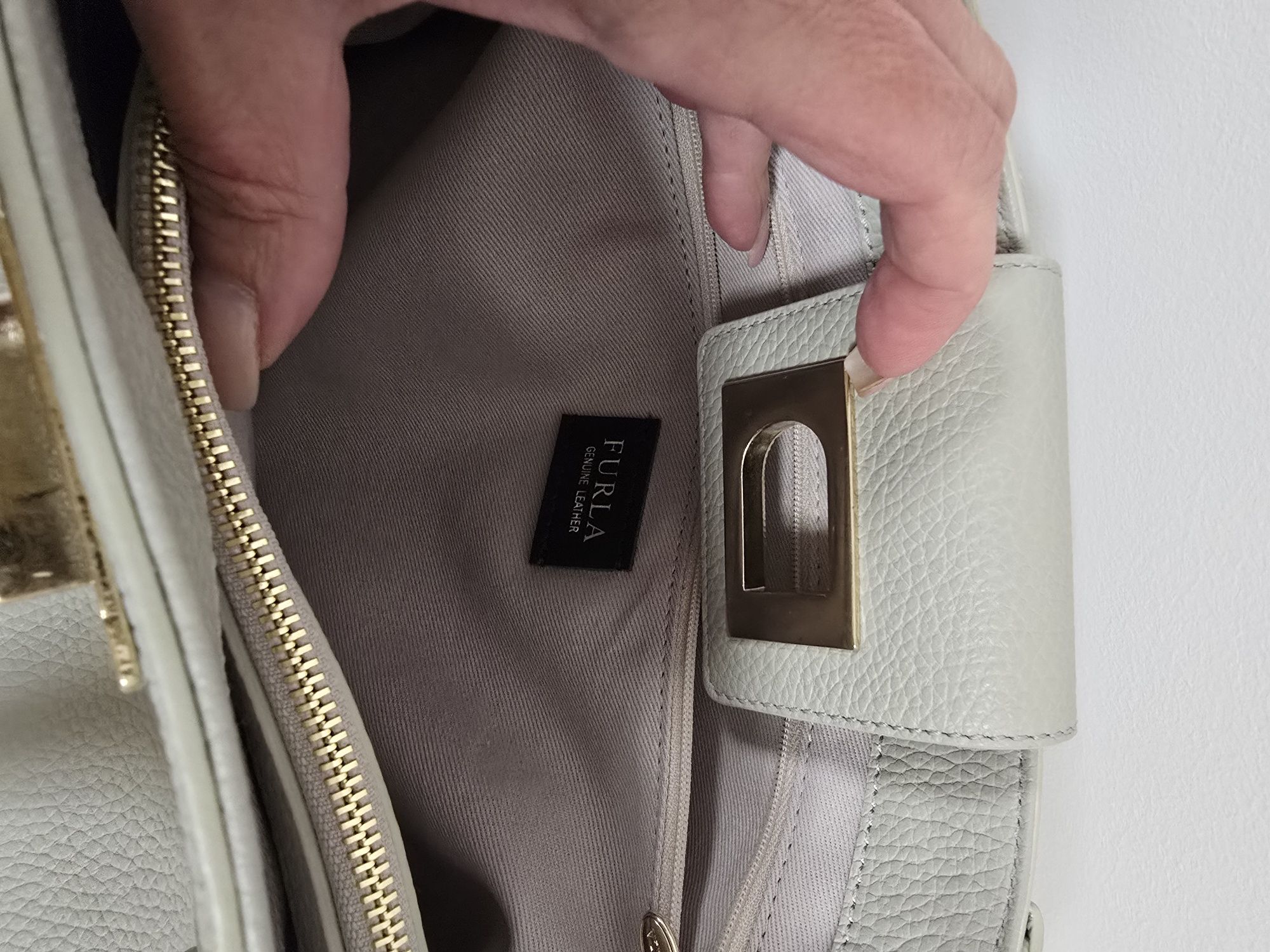 Чанта furla сива