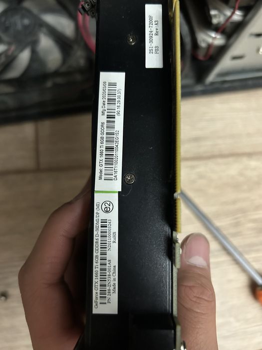 Geforce GTX 1660 Ti 6gb ddr6