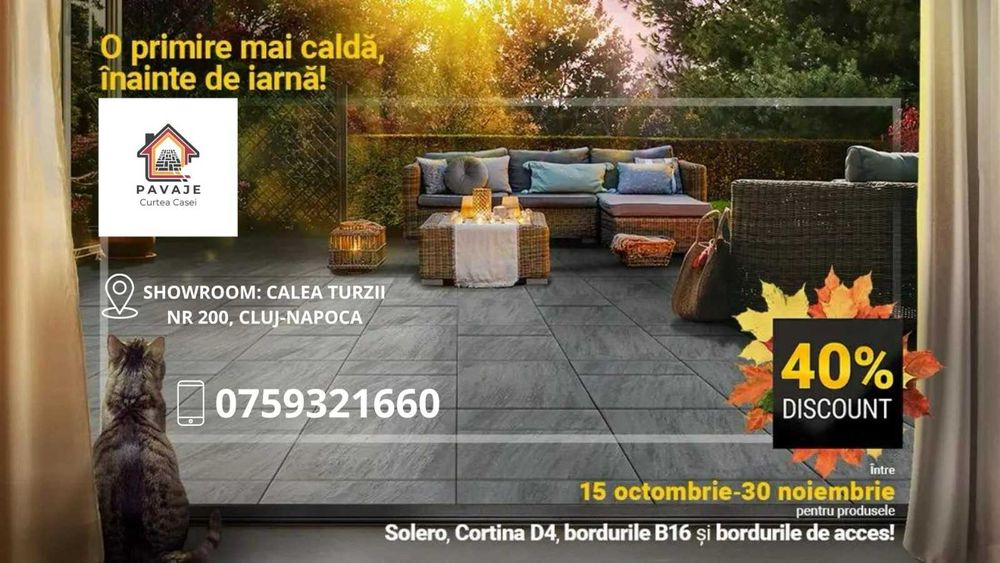 Promotie de toamna la noile modele de pavaje