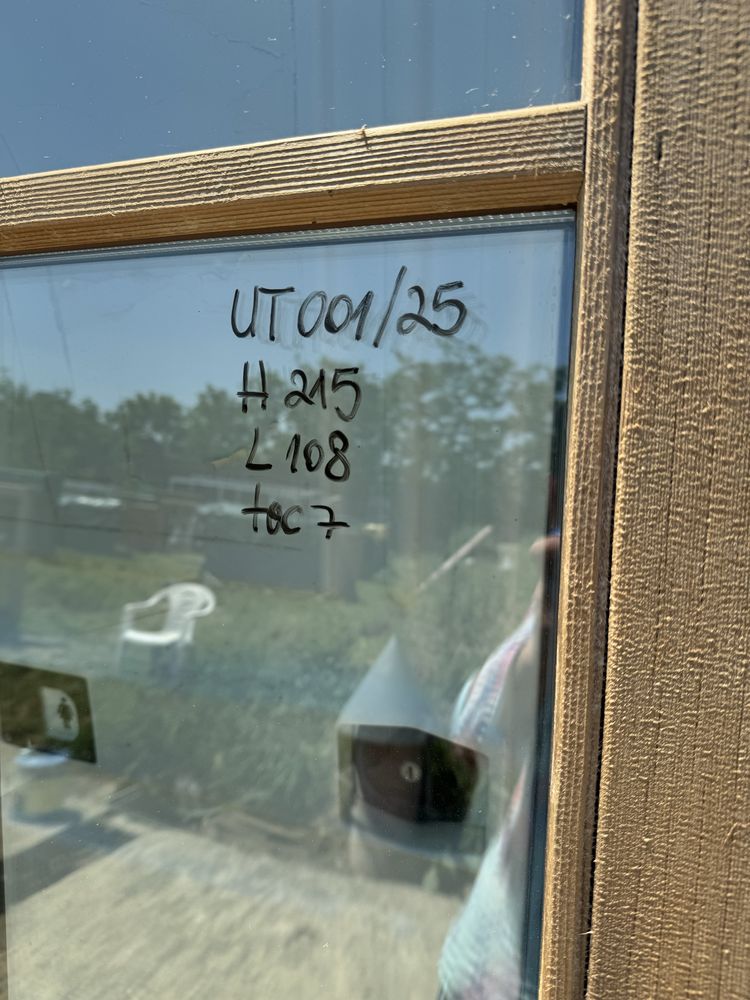 USA TERASA LEMN aluminiu tripan balcon H 215 x L 108 Garantie 2 buc