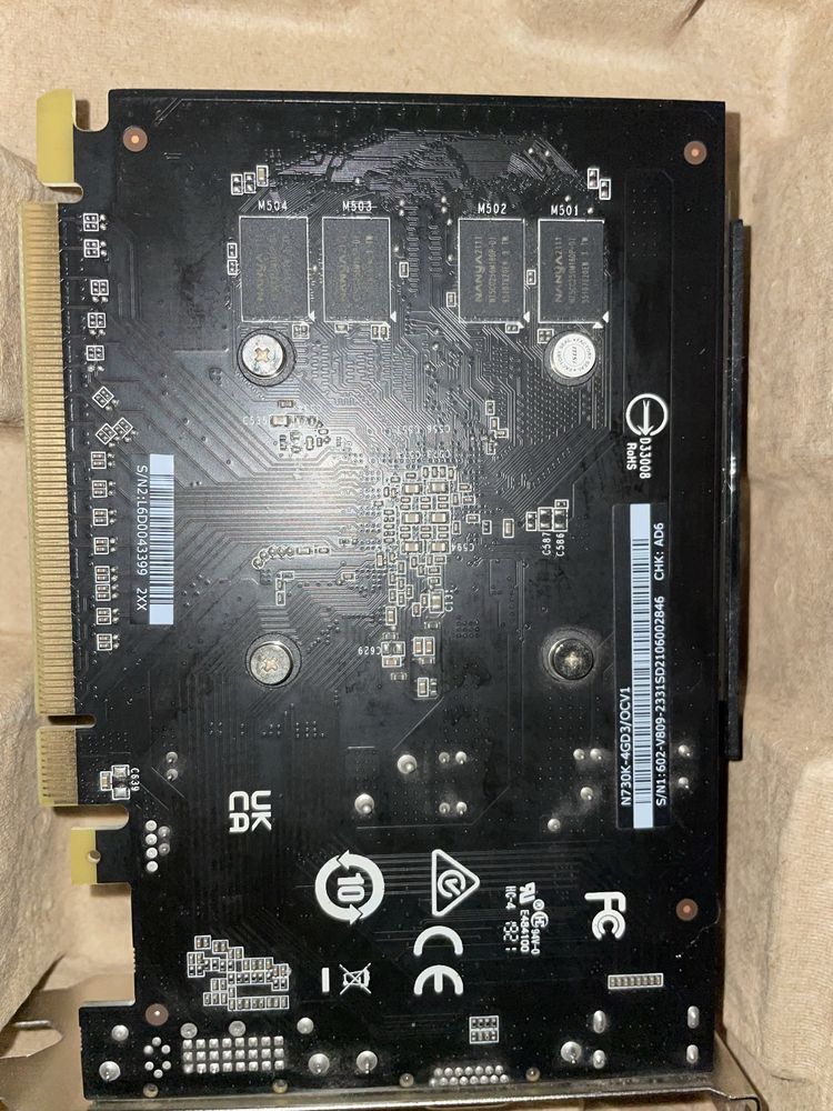 Продам видеокарту GeForse GT 730 4gb ddr3