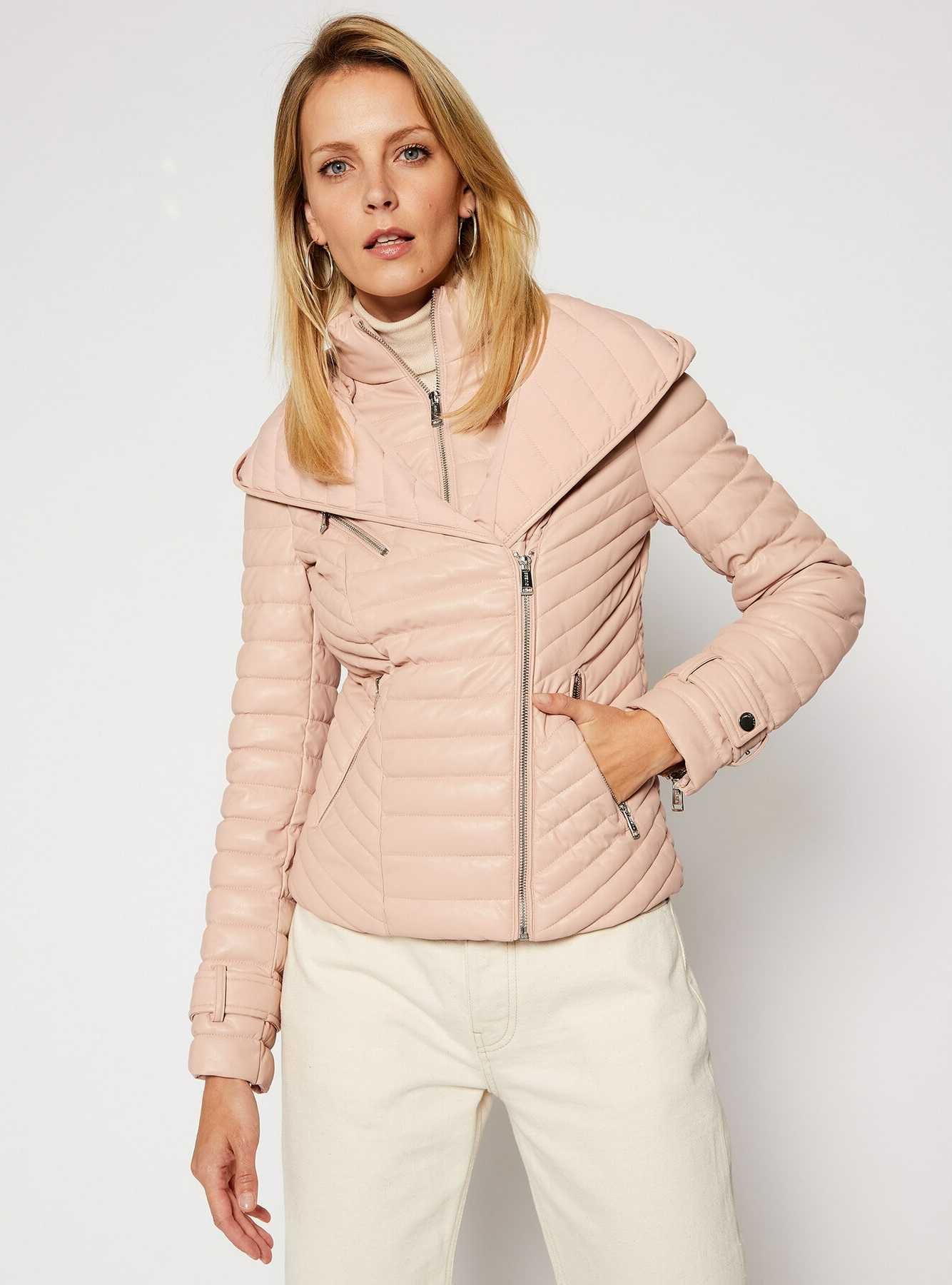 GUESS Padded Faux Leather Jacket ОРИГИНАЛНО дамско яке - р.М