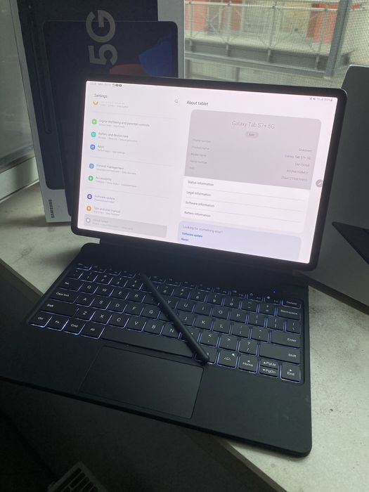 Samsung Galaxy Tab S7+ Plus 5G + Magic Keyboard