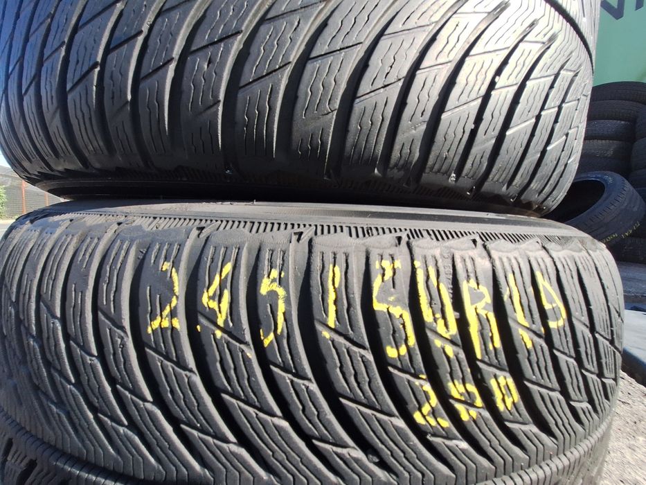 4 anvelope iarna 245/50r19 Michelin rft runflat zp Montaj Gratuit