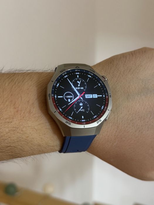 Smartwatch Huawei Watch GT 5 Pro, 46MM, Titanium Case, Titanium Strap