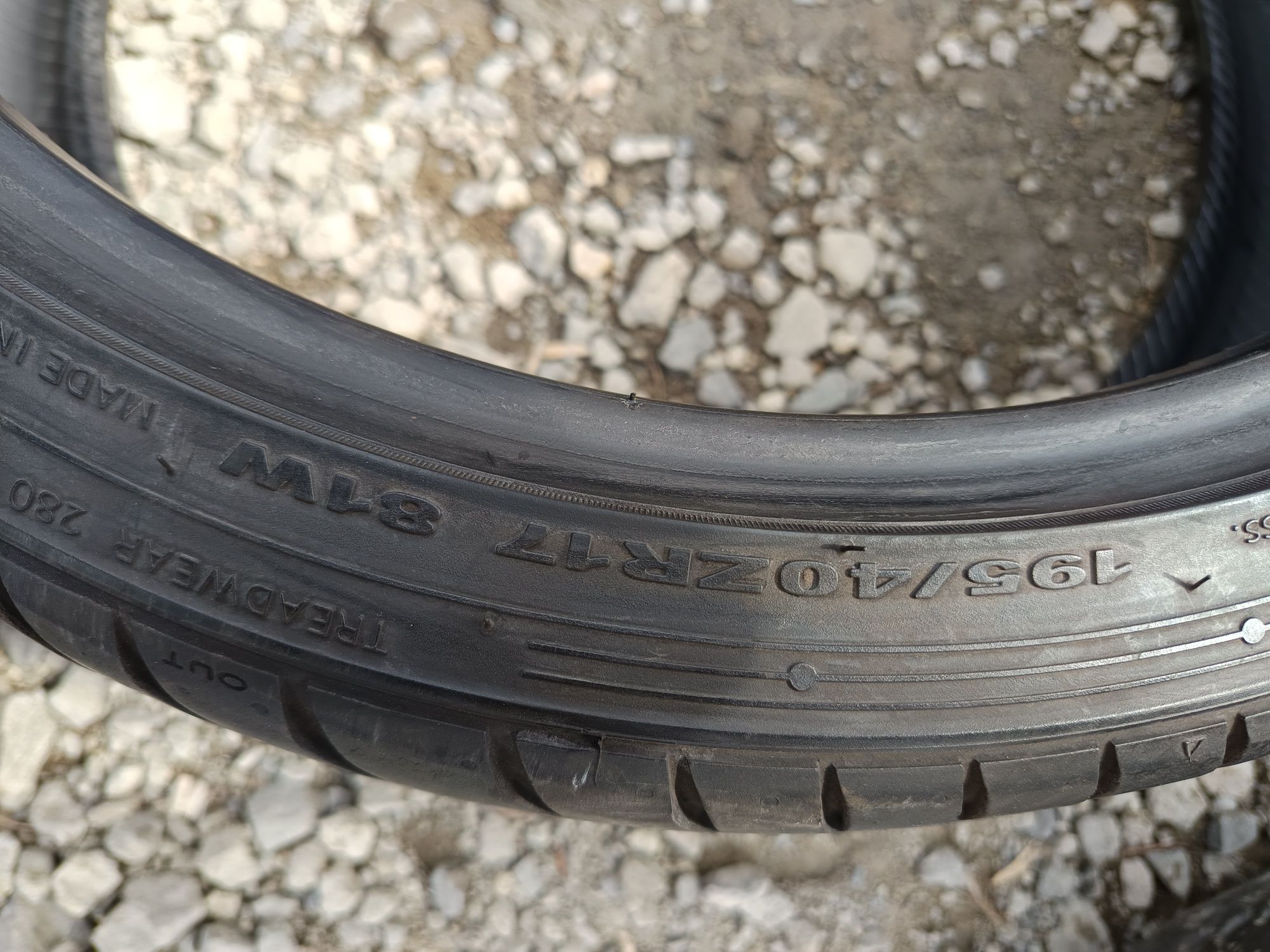 Летни гуми 195 40 R 17 Hankook Дот 1319