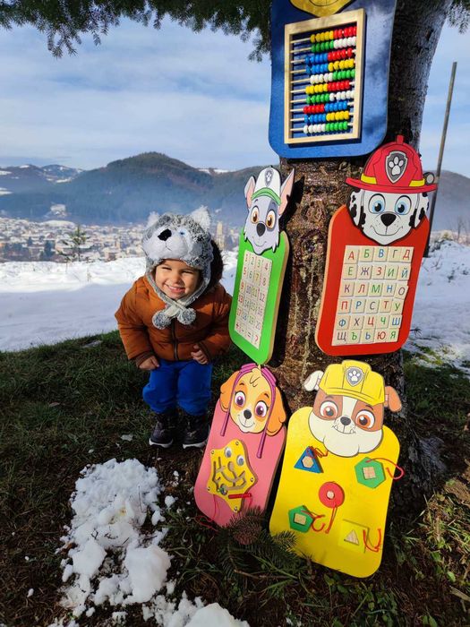 Пес Патрул дървени образователни игри Промоция от 50лв на 35лв