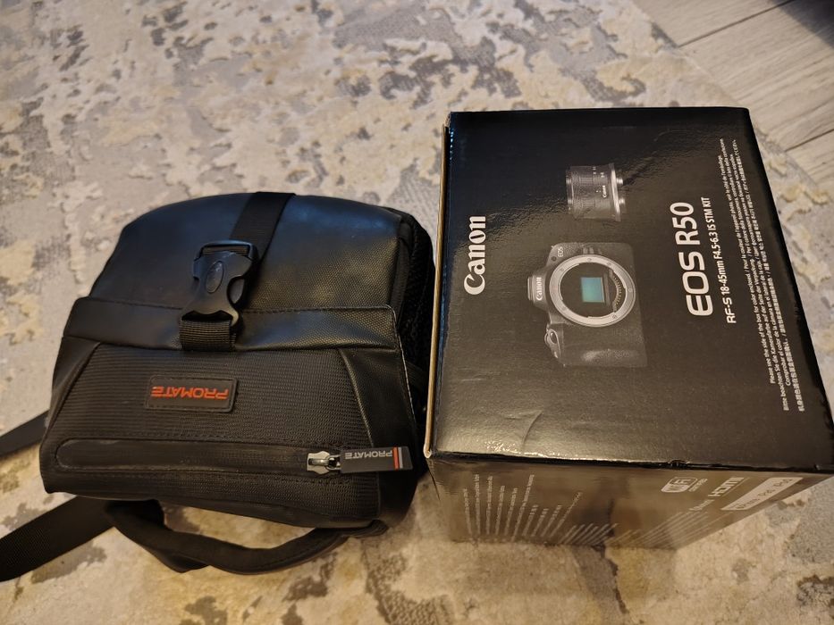 Canon eos 50 kit camera foto.