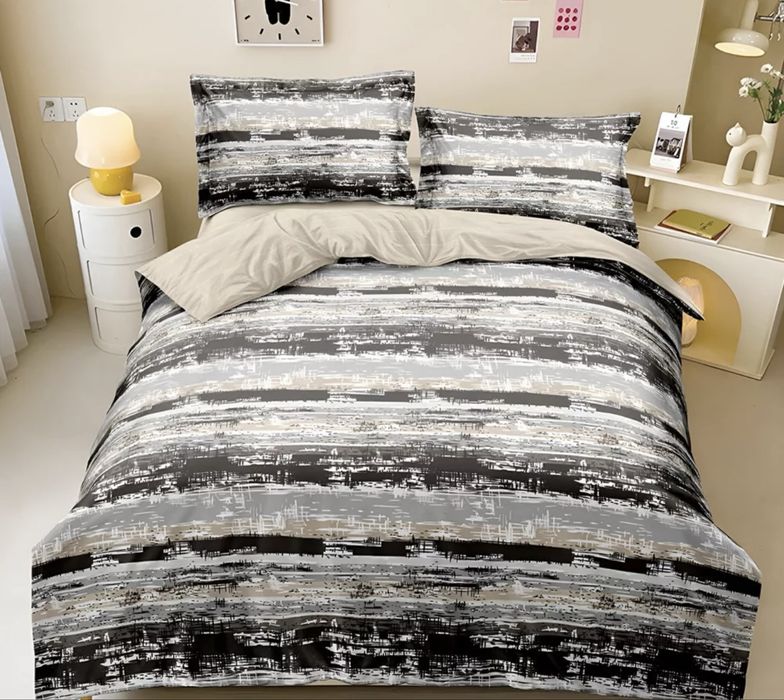 Двулицево спално бельо с ластик