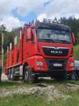 MAN TGX autoutilitara transport bușteni