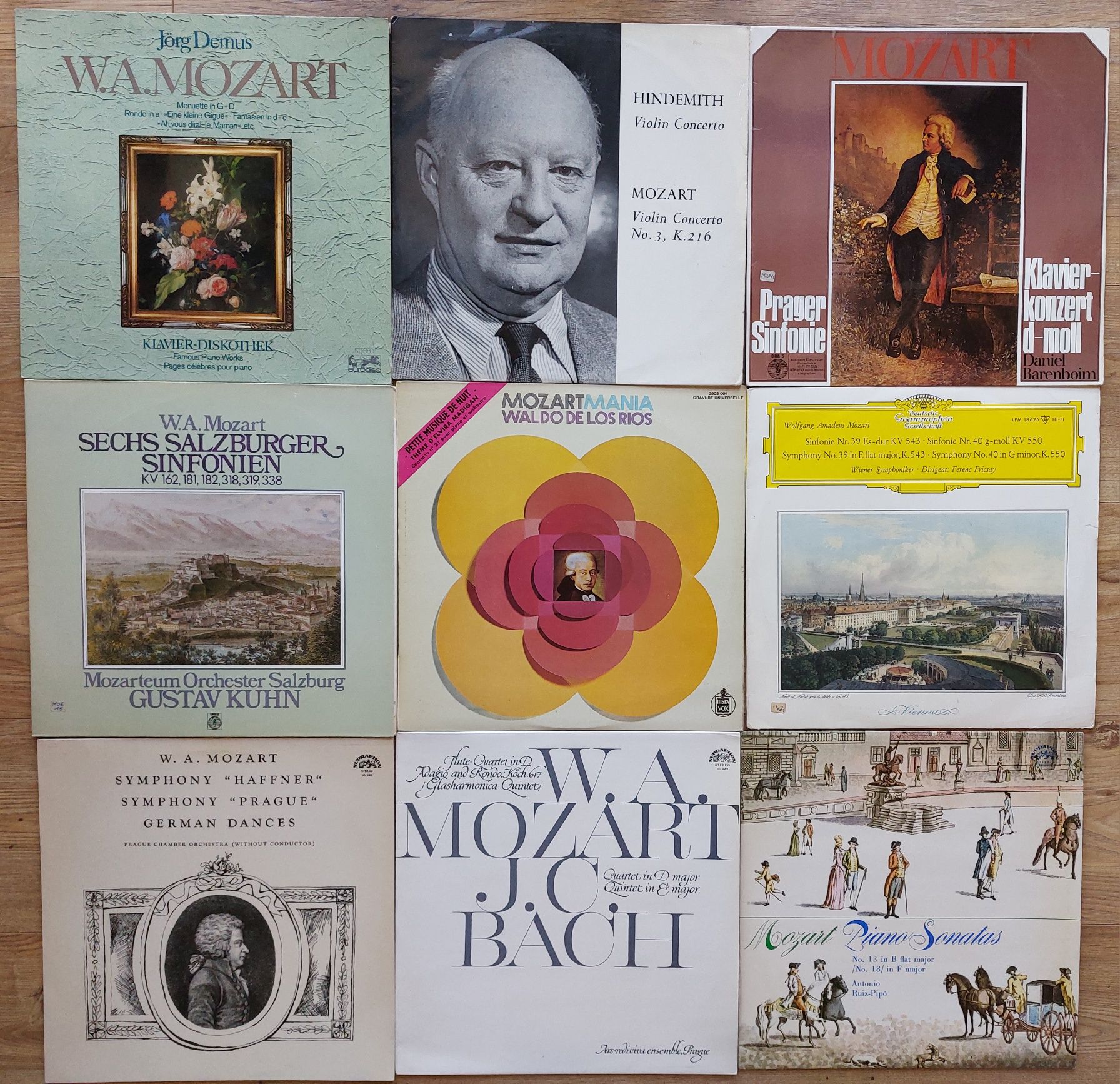 Discuri Vinil vinyl Mozart Bach Mendelssohn Handel Schumann Schubert