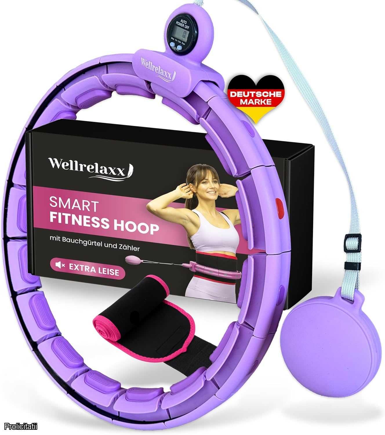 Smart Hula Hoop cu contor Hula Hoop cu Circumferința mingii 70-113 cm