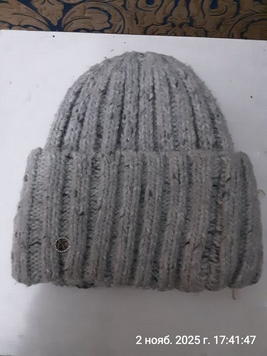 Шапка хенская шерстянная теплая...