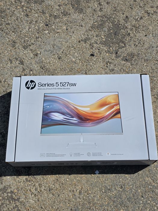 Monitor HP 527sw, 27 inch, Full HD, IPS, 100Hz, 5ms, Alb, 1920x1080