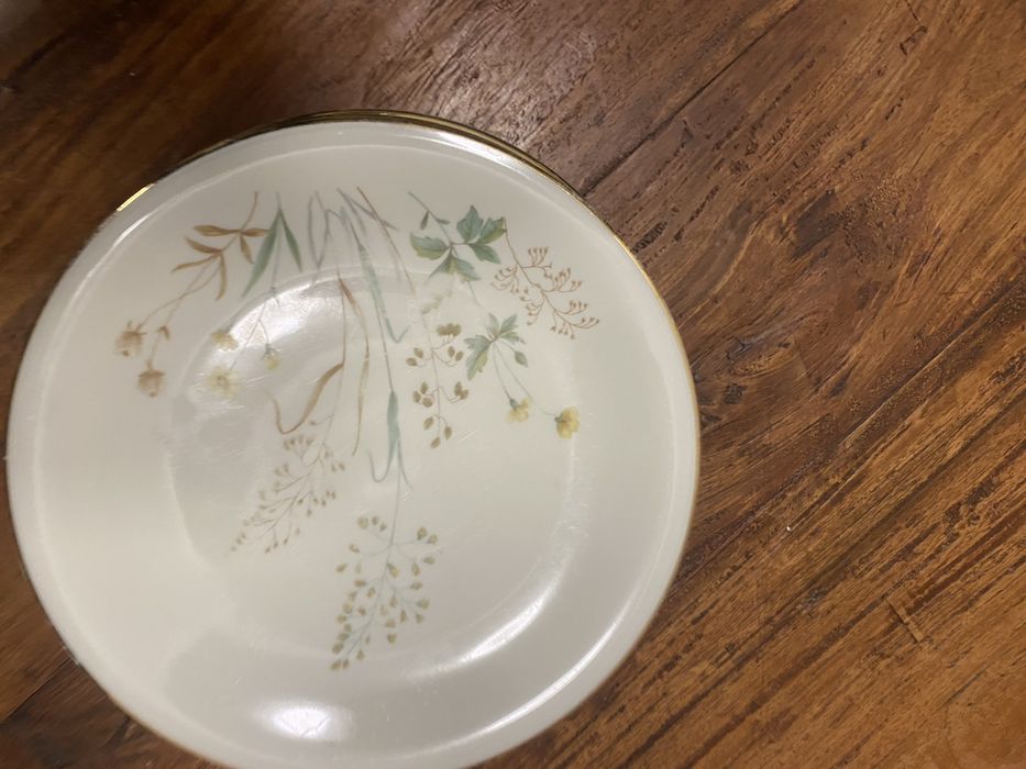 Немски чинийки от костен порцелан