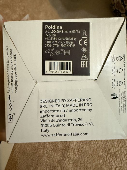 Vand lampa Poldina pro micro