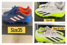 Vand ghete fotbal cu crampoane pt. copii ADIDAS originali, second hand