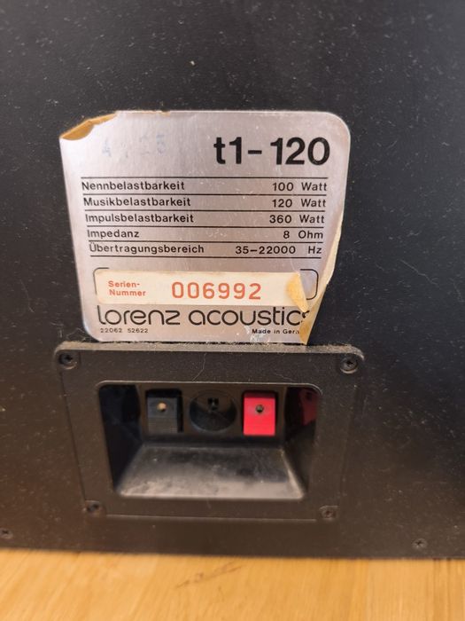 Boxe Lorenz Acoustics T1-120