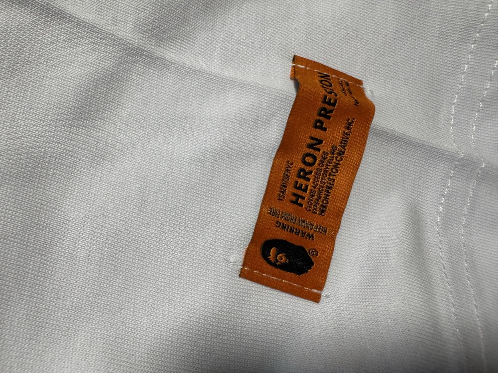 Bape x Heron Preston White T-shirt