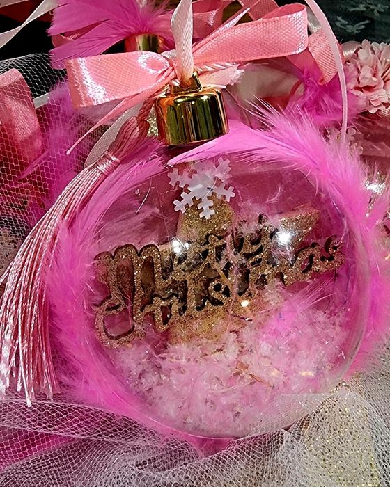 Коледна топка ръчна изработка