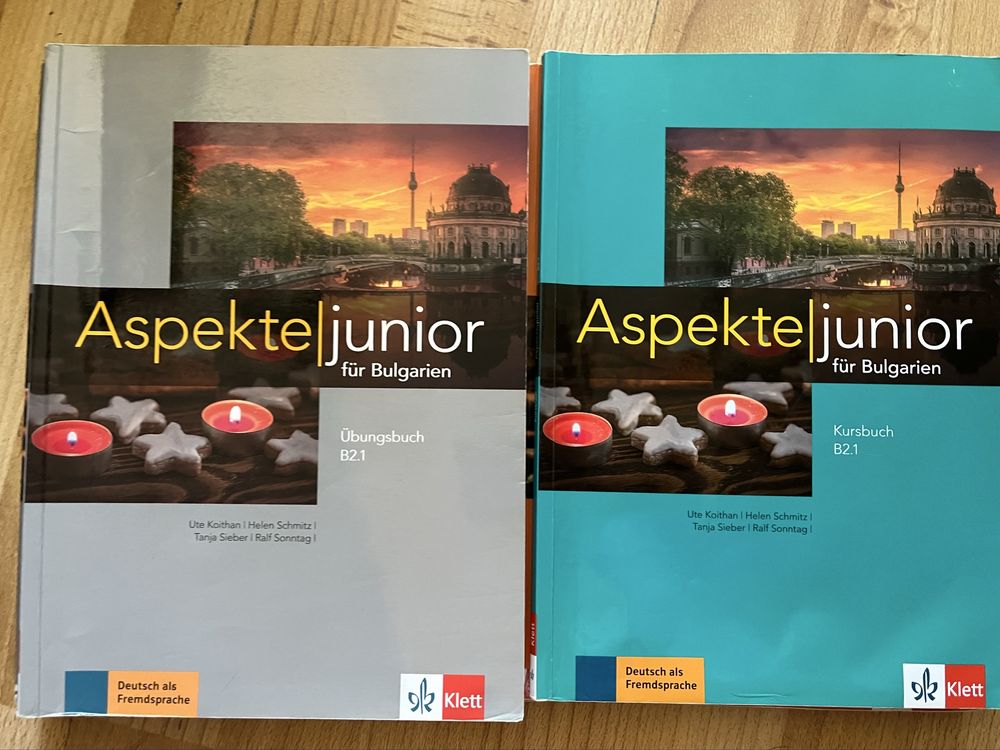 Учебници и уч. тетрадки по немски Aspekte junior и Mehr Deutsch direkt