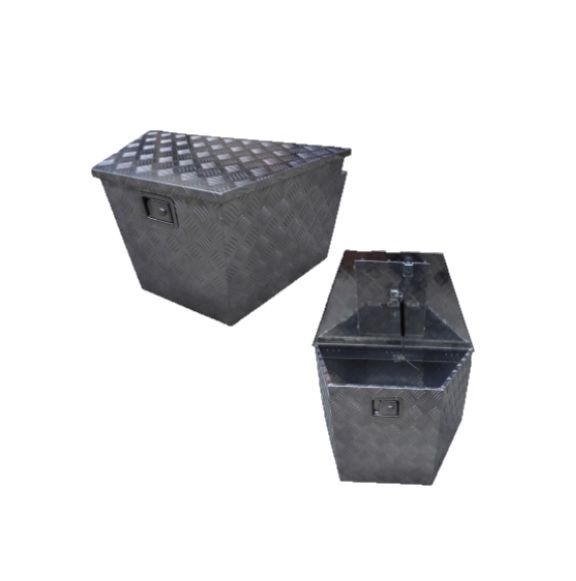 Cutie de scule aluminiu 85-45x46x49cm, cu blocare, cu maner, greutate 9.5kg