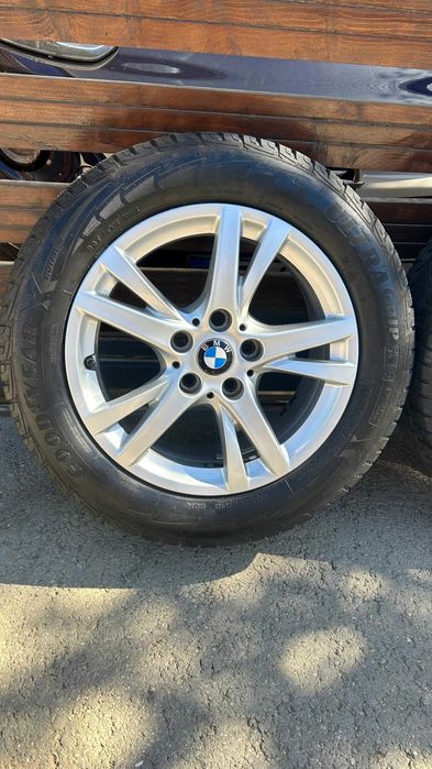 Roti complete iarna Bmw 5x112, senzori presiune, capace, 16 inch OEM