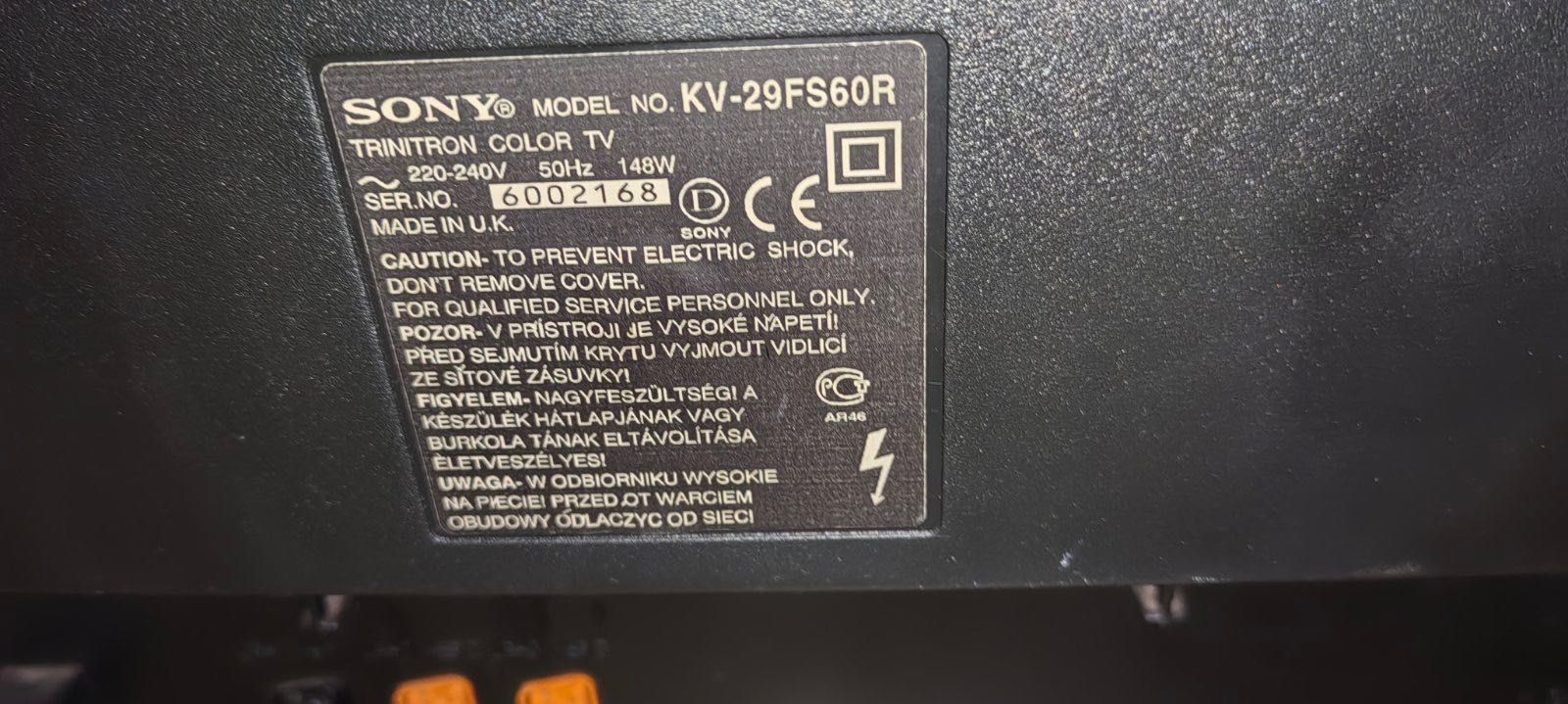 Телевизор Sony Trinitron KV-29FS60R